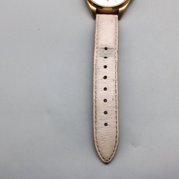 MVMT Coronada Watch Women 36mm Gold Tone Date Pink Leather Band New Battery - Picture 11 of 15